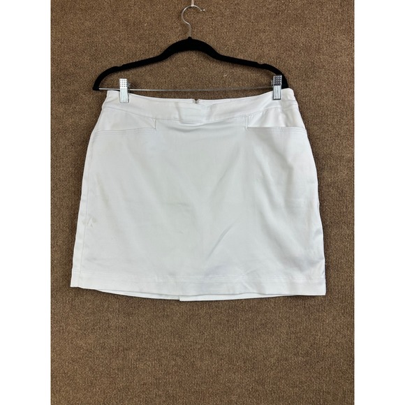 Grand Slam Performance White Golf Skort Size 8 Athletic Activewear - Picture 1 of 10